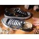 Renkli Çiçek Desenli Özel Nakışlı Siyah Sneaker