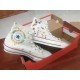 Renkli Çiçek Desenli Özel Nakışlı Beyaz Sneaker Renkli Çiçek Desenli Özel Nakışlı Beyaz Sneaker