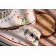 Renkli Çiçek Desenli Özel Nakışlı Beyaz Sneaker Renkli Çiçek Desenli Özel Nakışlı Beyaz Sneaker