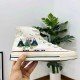 Renkli Çiçek Desenli Özel Nakışlı Beyaz Sneaker Renkli Çiçek Desenli Özel Nakışlı Beyaz Sneaker